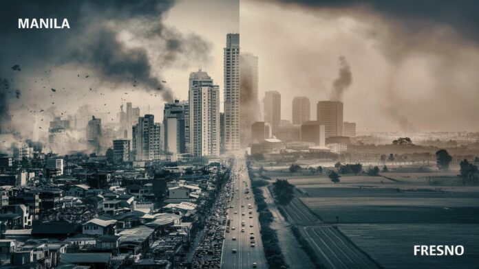 Manila vs Fresno Pollution Comparison: Urban Challenges and Environmental Realities