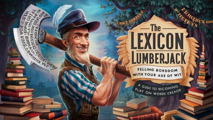 The Lexicon Lumberjack: Felling Boredom with Your Axe of Wit – A Guide to Becoming a Master Play on Words Creator