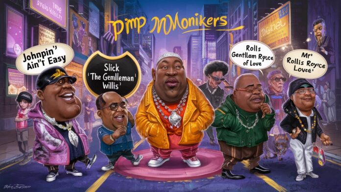 The Lighter Side of Street Life: A Completely Fictional Exploration of Humorous Pimp Monikers